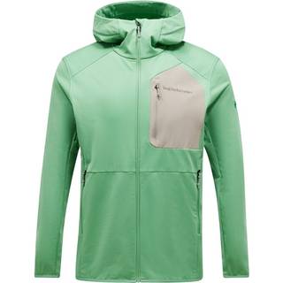 Peak Performance Utility Light Zip Hood Fleecejakke Herrer størrelse XL farve grøn
