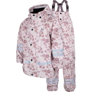 Lindberg Kids' Vattholma Rain Set Pink/white, 100