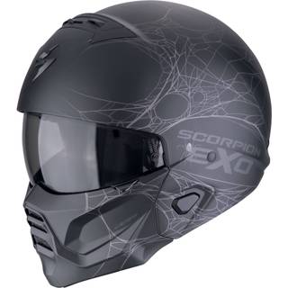 Scorpion EXO-Combat 2 Spiderweb Jethjelm sort XXL