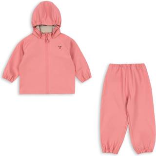 Konges Sløjd Plainy Regntøjssæt Peach Blossom 2 Y  Lyserød  2 år  kvinde