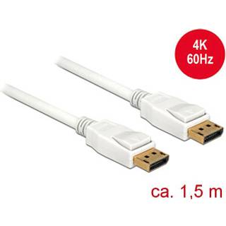 Delock DisplayPort 1.4 kabel - 8K/60Hz - 90° opad vinklet - 2 m