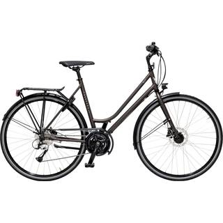 Skeppshult Hybridcykel Elit Dame 18-Vxl Mahogni Matt