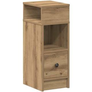sengebord med skuffe 25x31x66 cm kunsteg