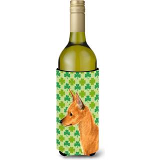 Min Pin St. Patrick's Day Shamrock Wine Bottle Beverage Isolator Dryckisolator Hugger