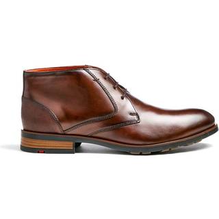 LLOYD Jeffrey Brandy (mørkbrun) snørestøvle i blødt kalveskind (UK size 11½) Str. 46½