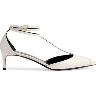 Khaite Mia 45 leather pumps - white - EU 36.5