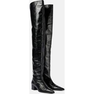 Khaite Andee leather over-the-knee boots - black - EU 40
