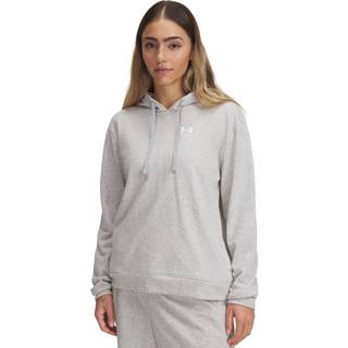 Under Armour Rival Terry Women's Hoodie Mod Gray Light Heather / White S