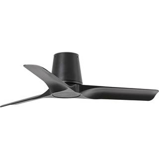 FARO BARCELONA Loftventilator Hey S, sort, DC-motor, støjsvag, Ø 90 cm S, Sort, Stue/spisestue, Plast, Moderne