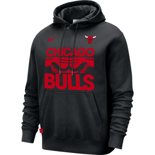 Chicago Bulls Club Courtside Nike NBA-hættetrøje til mænd - sort - L