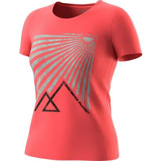 Dynafit Women's Transalper Graphic S/S Tee Funktionsshirt Damer størrelse M farve rød