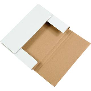 Tape Logic Tlm1bk Easy-fold Mailers 11 1/8 """" X 8 5/8 """" X 2 """" White (pakke med 50)