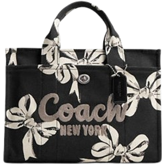 Coach Cargo Bow Print Håndtaske sort