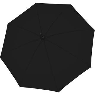 Doppler Carbonsteel lang paraply (SOLID BLACK (DSZ))