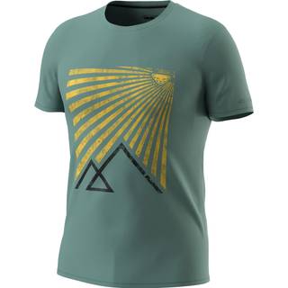 Dynafit Transalper Graphic S/S Tee Funktionsshirt Herrer størrelse S farve turkis