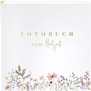 Hochzeitsalbum Blütenliebe Weiß 60 Seiten