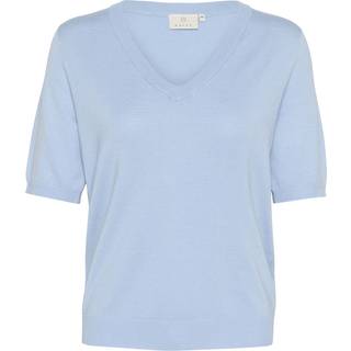 Kaffe Kalizza V-Neck Pullover Strik 10508412 Soft Chambray (XLARGE)