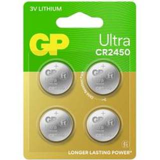 GP Ultra Lithium knapcelle CR2450, 4-pak