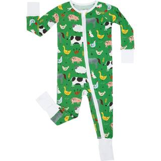 Little Sleepies Zippy Baby & Toddler Pyjamas sovende til drenge og piger nyfødt sovende m/ 2-vejs lynlås m/ vante manchetter lavet af plante-afle