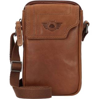 Handytasche zum Umhängen Leder 13x21cm Handy Umhängetasche Damen Herren "Waxy Vintage"
