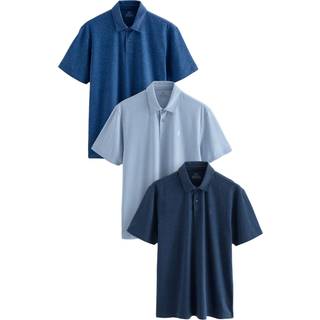 Next Kortærmet jersey poloskjorter 3 Pakke4X-Large