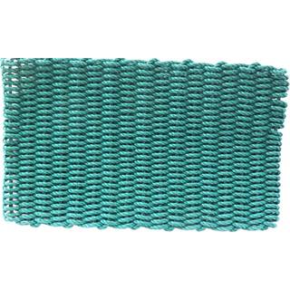 Vejrbestandigt hummertov udend?rs mat nautisk frontd?rm?tte holdbar velkomstm?tte h?ndv?vet i USA (Green 24 """" x36 """")