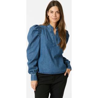 Neo Noir - Rosslyn Denim Blouse 164285 - 140 - Blue