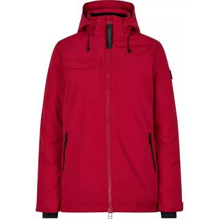 ID 0843 Hooded vinterjakke dame Rød M