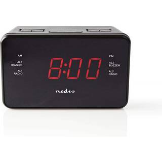 Nedis Clockradio med vækkeur - 0,9" LED