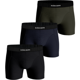 Björn Borg Organic Cotton Stretch Boxers 3-pack Sort, XL