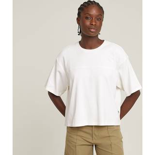 G-Script Loose Top - White - Women