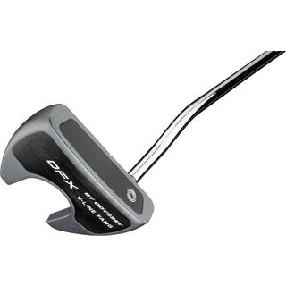 Odyssey DFX V-Line Fang DB (2025) Double Bend Neck Putter - Chrome - Højre - Str. 33" - Odyssey DFX Oversize Oversize Hvid/Grå