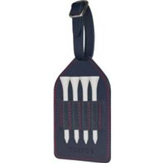 Leather Golf Tee Holder - Navy Blue