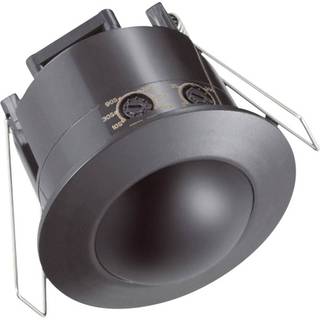 V-Tac bevægelsessensor til indbygning - LED venlig, sort, PIR infrarød, IP20 indendørs