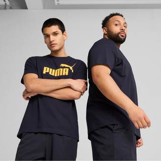 Men&#39;s Puma ESS No. 1 Logo T-Shirt, Blue, Size L, Clothing - New Navy - L