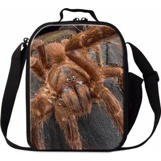Dispalang Spider Insect Print Frokostboks Bag til b?rne skoleluncheriecontainer