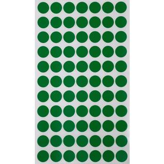 Royal Green Fjernelige klisterm?rker Etiketter 1,5 cm - Gr?n farvekodende klisterm?rke 15 mm (ca. 5/8 tommer 19/32) - 770 pakke