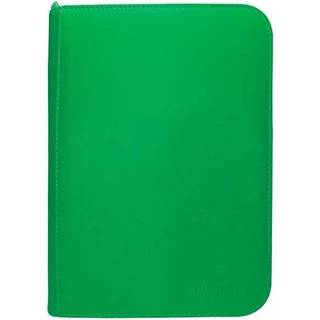 4-Pocket Vivid Zippered PRO-Binder Green