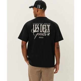 Les Deux - Goods T-shirt - T-shirts til mænd - Black/ivory - M