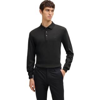 Regular fit poloshirt i interlockbomuld