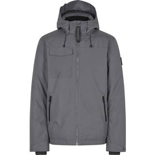 ID 0842 Hooded vinterjakke Silver grey M