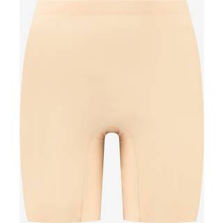 Smooth Essentials Mid Waist Shorts, Beige, S