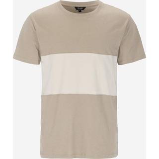 T-shirt med en bred stribe