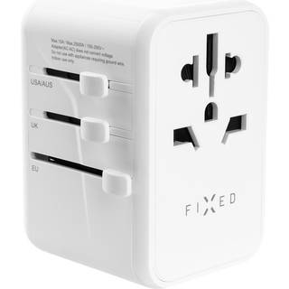 Fixed World 65W rejseadapter (hvid)