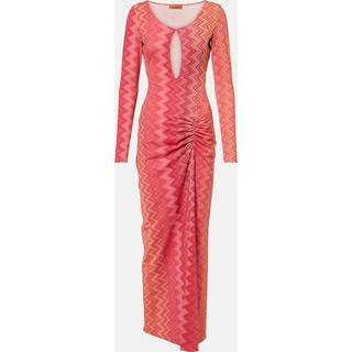Missoni Chevron lamÃ© midi dress - multicoloured - S