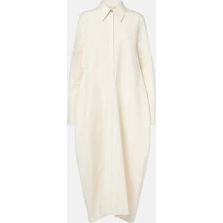 Jil Sander Cotton midi dress - beige - M