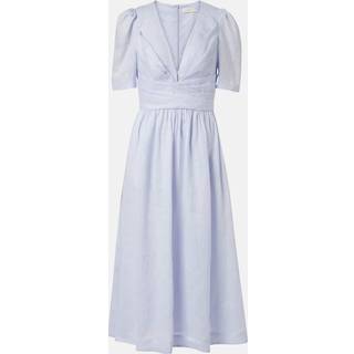 Zimmermann Linen midi dress - blue - L