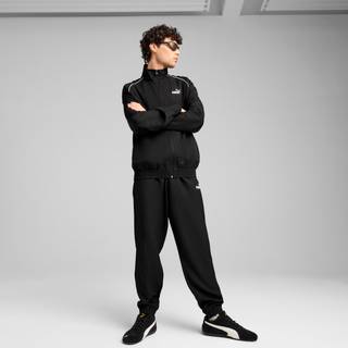 Men&#39;s Puma Woven Piping Tracksuit, Black, Size M, Clothing - Black - M