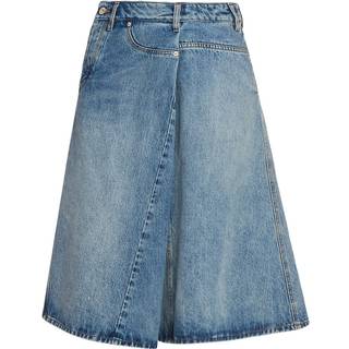 Loewe Deconstructed denim midi skirt - blue - XL