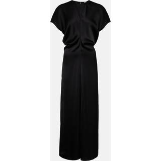 Toteme Draped satin maxi dress - brown - L